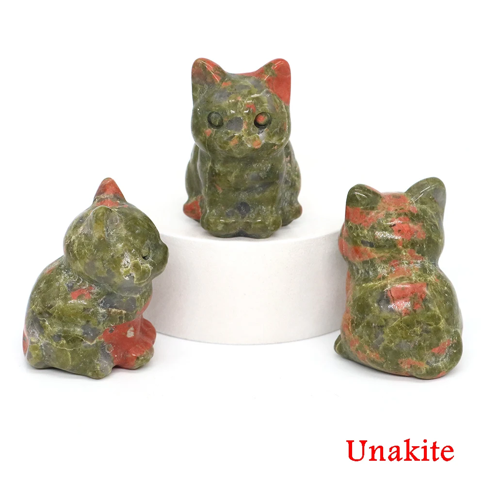 石製 猫の彫刻 約30cm 【公式通販】