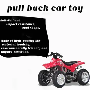 Pull-back Vehicles Baby and Toddler Toy Car Model, Mini Engineering Cars Toys, 1/72 Scale Mini ATV Model for Children Toddlers 5