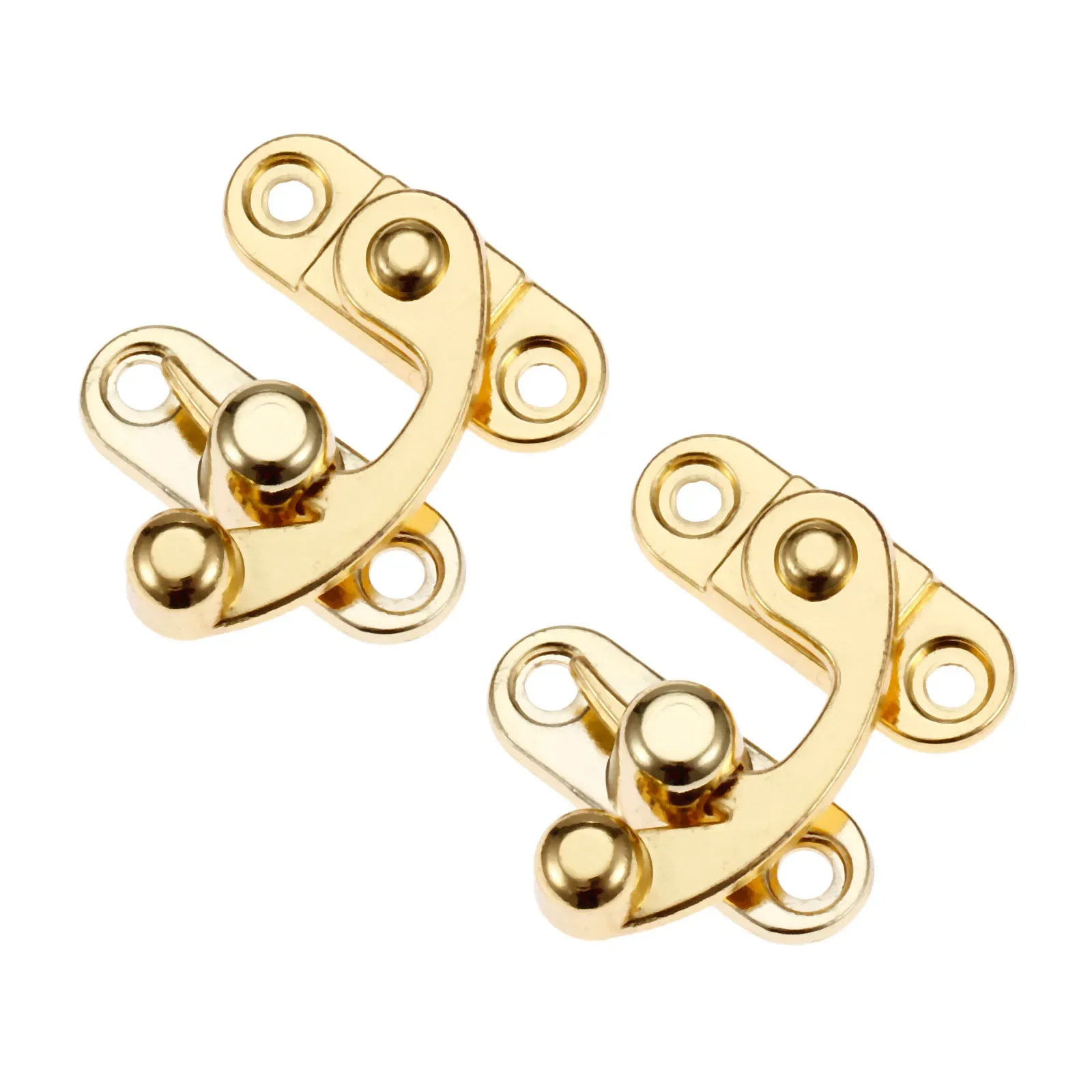 Furniture Hardware Toggle Latches Clasp Buckles Hasps 2 Pcs for Antique Right Lock Zinc Alloy Wooden Box Suitcase