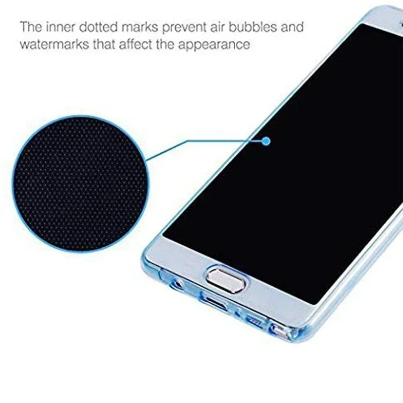Clear 360 Full Wrap Transparent Phone Case with Enhanced Protection