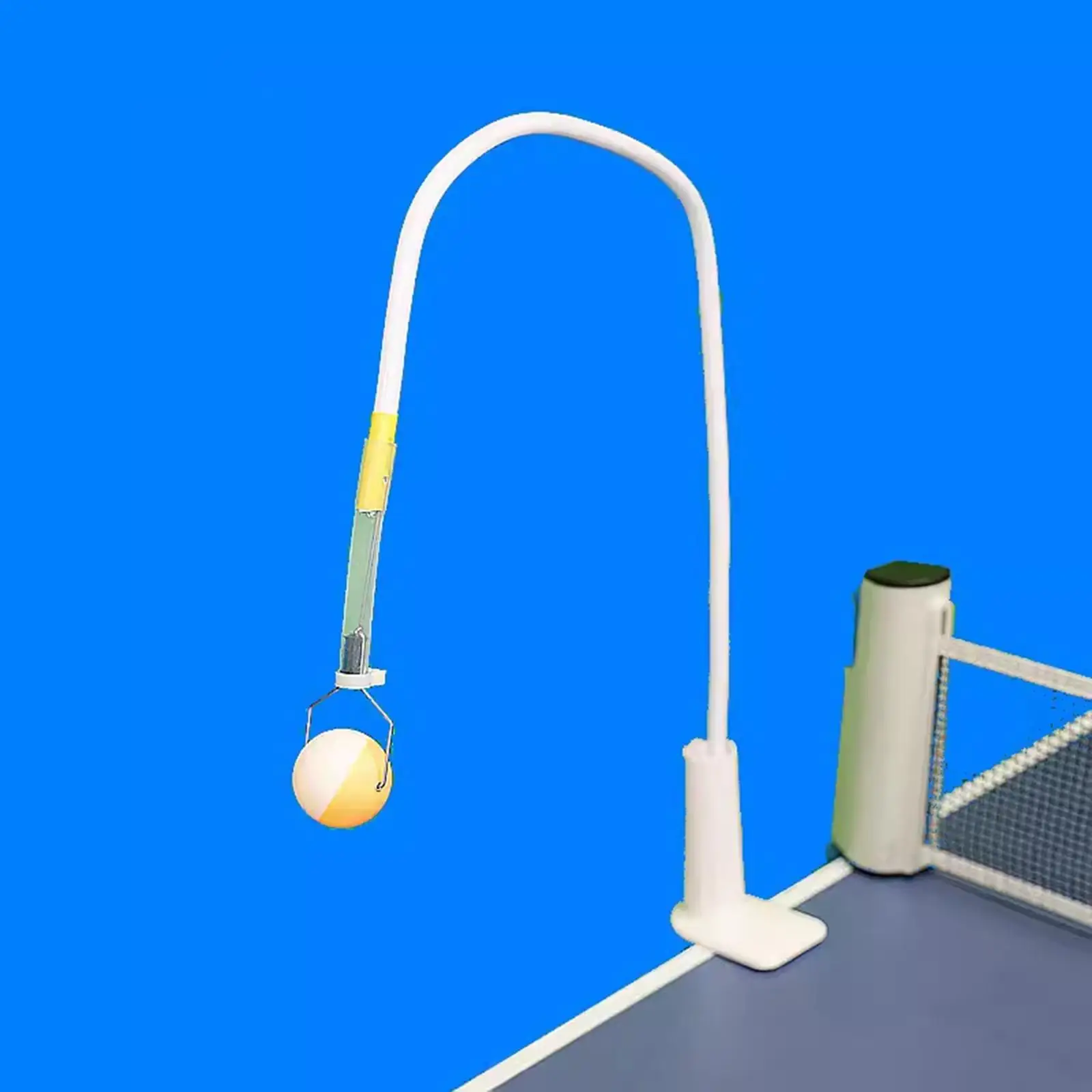 Table Tennis Training Robot Ping Pong Ball Machine Device Easy to Use Exercise Outdoor Indoor Ball Clip Trainer for Stroking Table Tennis Training Robot Ping Pong Ball Machine Device Easy to Use Exercise Outdoor Indoor Ball Clip Trainer for Stroking