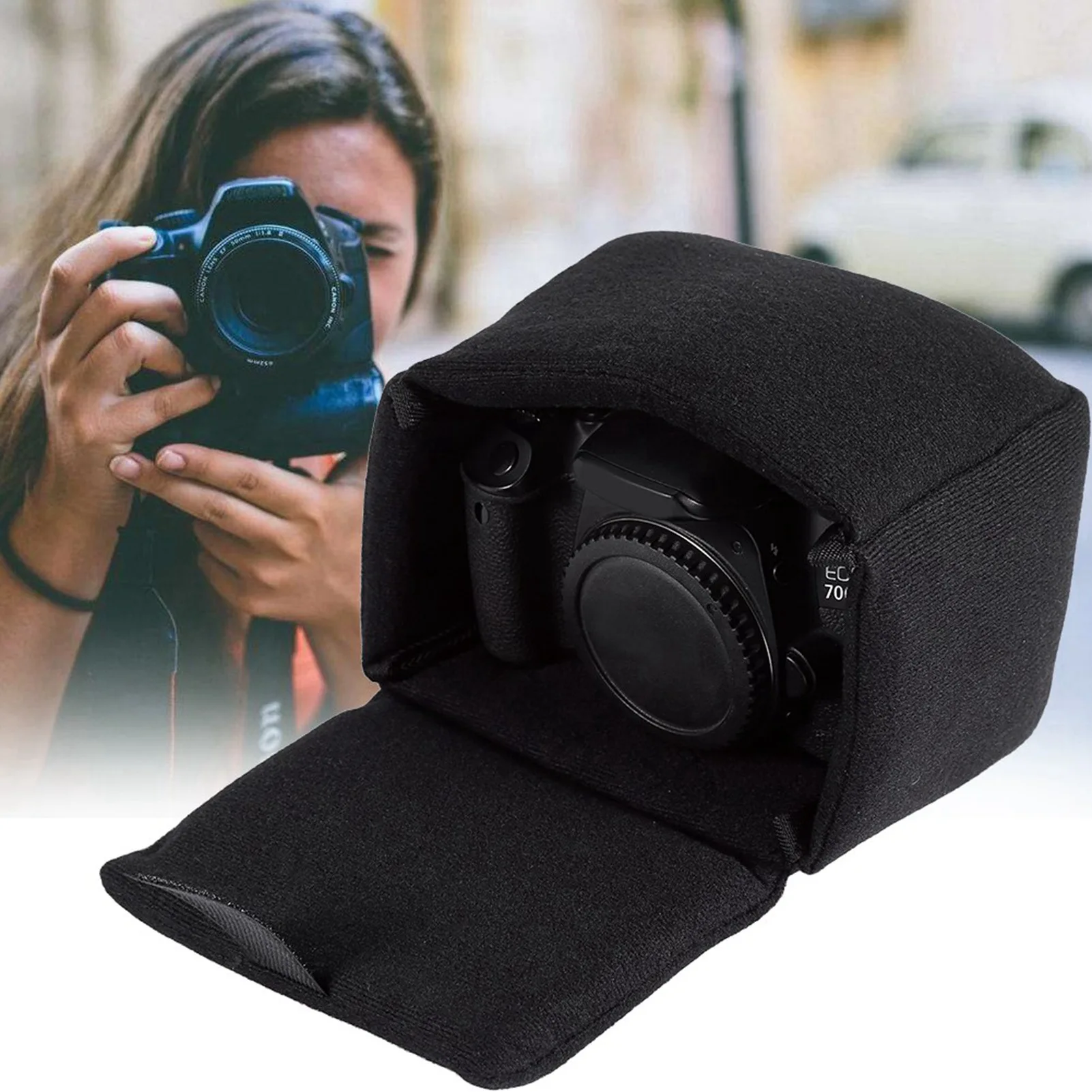 DLSR 카메라 가방 삽입 패드 충격 방지 카메라 케이스 가방 사진 촬영용 액세서리 카메라 가방 DSLR 카메라 가방