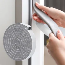 

Waterproof Door Window Sealing Strips Door Seam Windshield Sponge Strip Sound-Proof Door Window Foam Dust-proof Sealing Strip