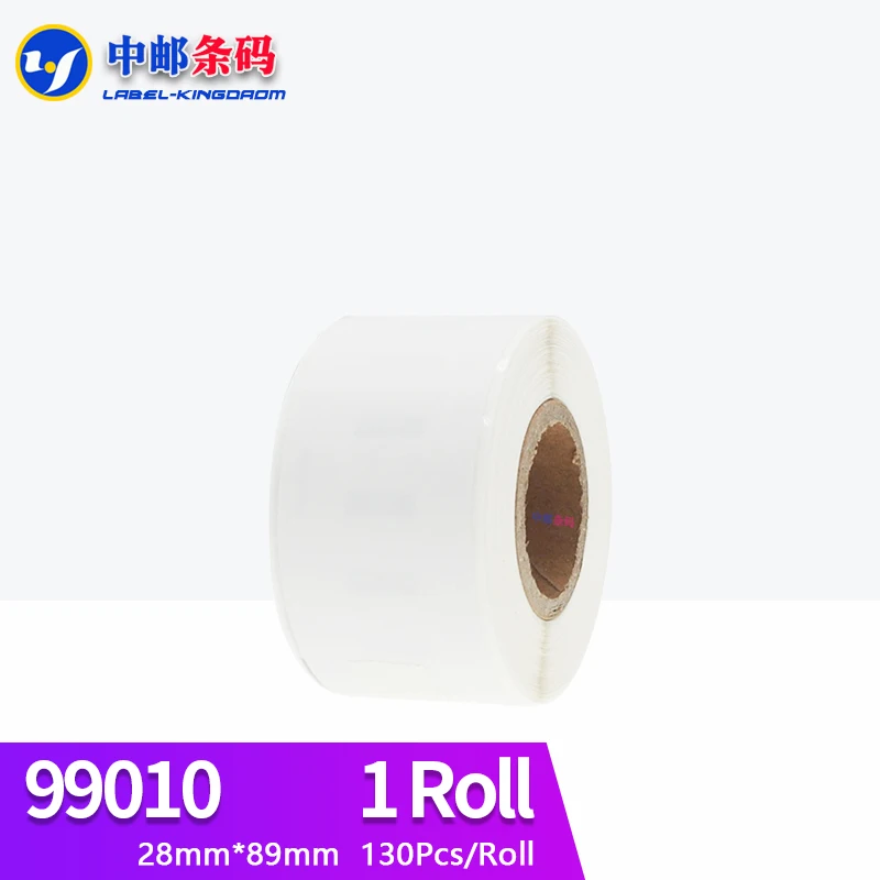 

1 ролл Dymo совместимая этикетка 99010 28 мм * 89 мм 130 шт для принтера LabelWriter400 LW450 LW450Turbo 4XL Seiko SLP440