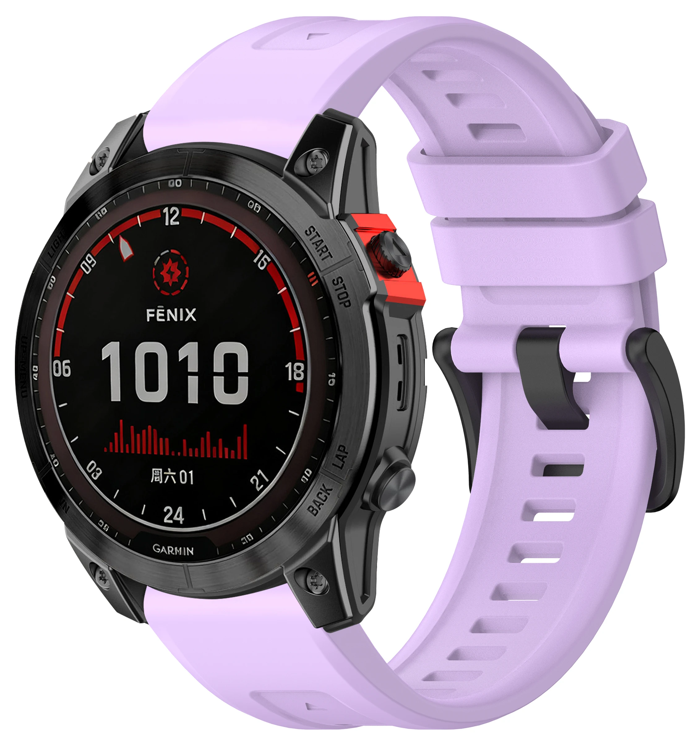 Enhanced Silicone Watchband, QuickFit Design, 22-26mm, Versatile Fit Bracelet