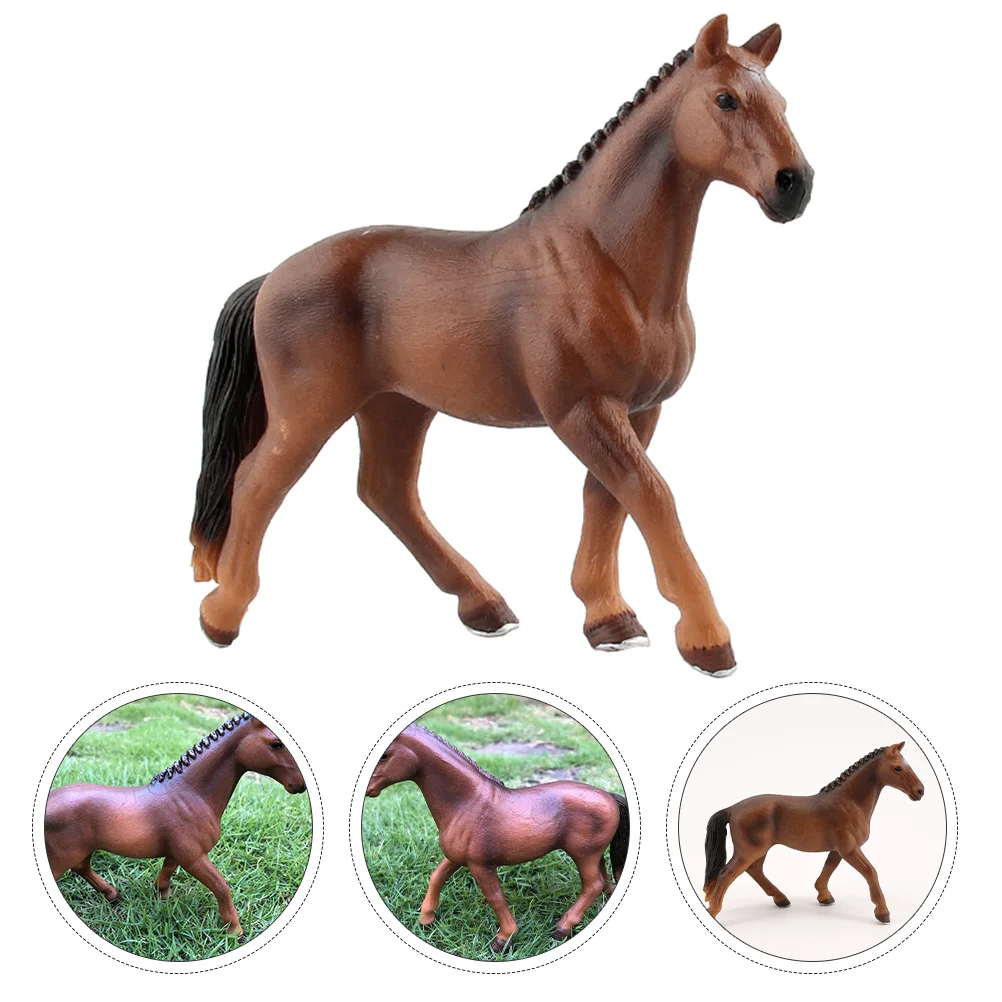

Hannover Horse Model Micro Toys Ornament Decorate Household Pvc Realistic Figurine Child Indoor Plastic