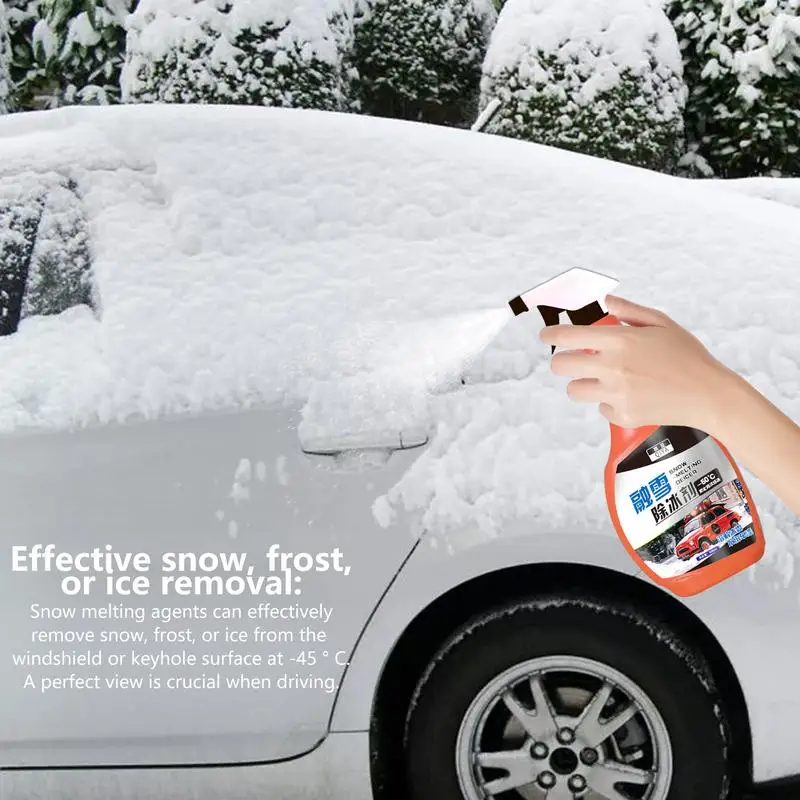 Man Uses Defroster Spray To Remove Frost Stock Photo - Download Image Now -  Windshield, Ice, Car - iStock