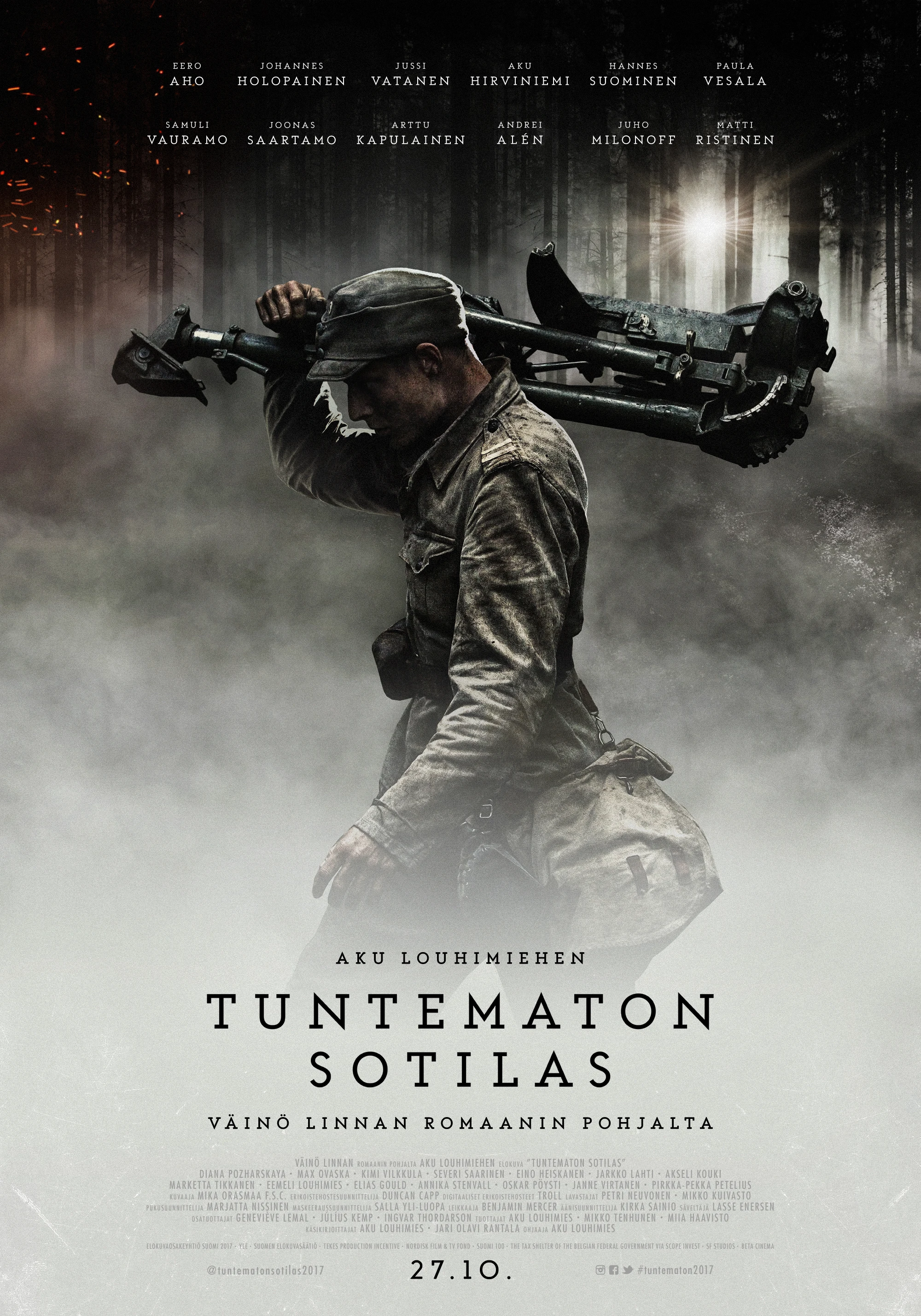 

Фильм Tuntematon sotilas 2017, неизвестная фотосессия, картина для гостиной, домашний декор