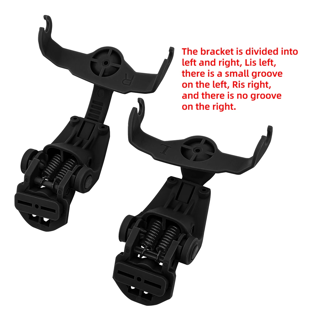 Tactical Headset Helmet M-LOK Rail Adapter for Howard Leight Impact Sports Earmuffs Tactical Hearing Protection Shooting earphon