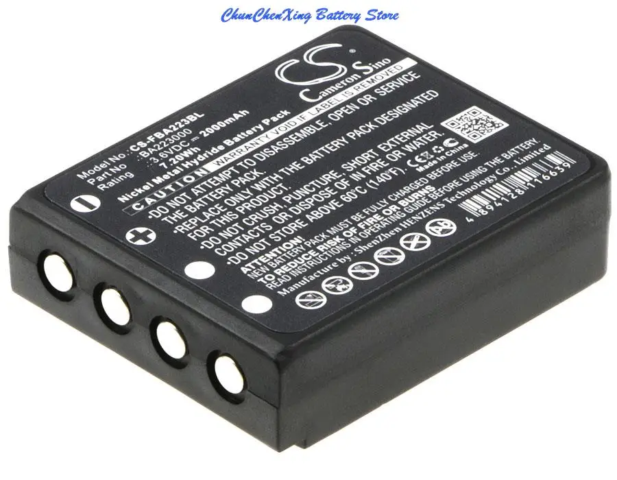 Фото Аккумулятор Cameron Sino 2000mAh BA223000 для HBC Radiomatic Keynote, Linus 4, Micron 4, Micron 5, Micron 6, Micron 7, Quadrix, Vector Pro №2