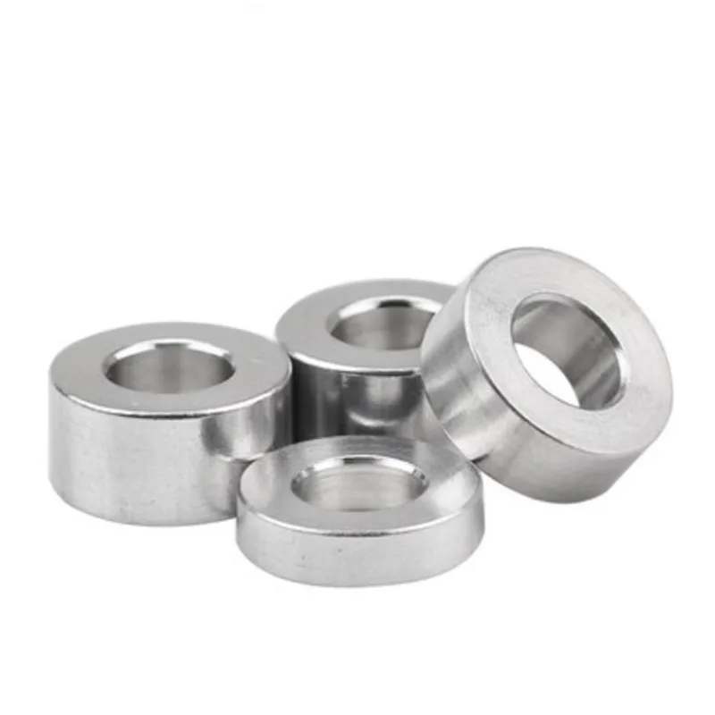 Aluminum Washers 5pcs-10pcs/Lot Aluminum Bushing Gasket No thread standoff spacer M2-M12
