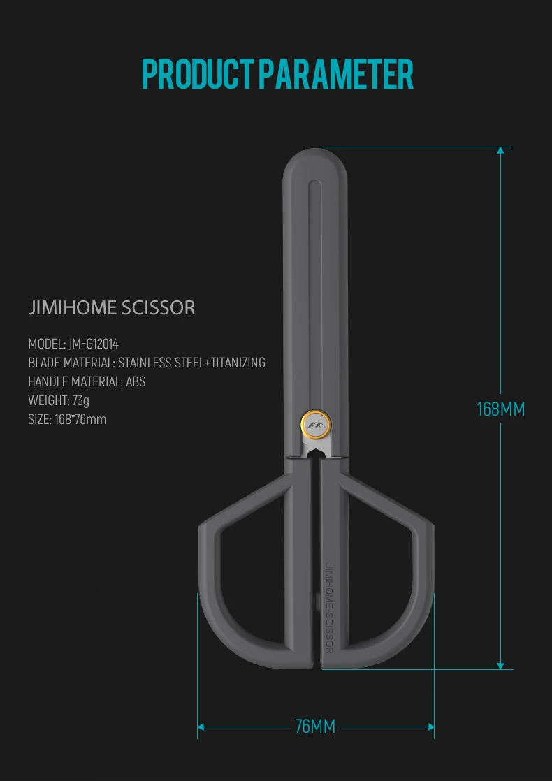 Gadgetoo Jimihome Household Tool Safety Scissors And Adjustable Utility Knife Set