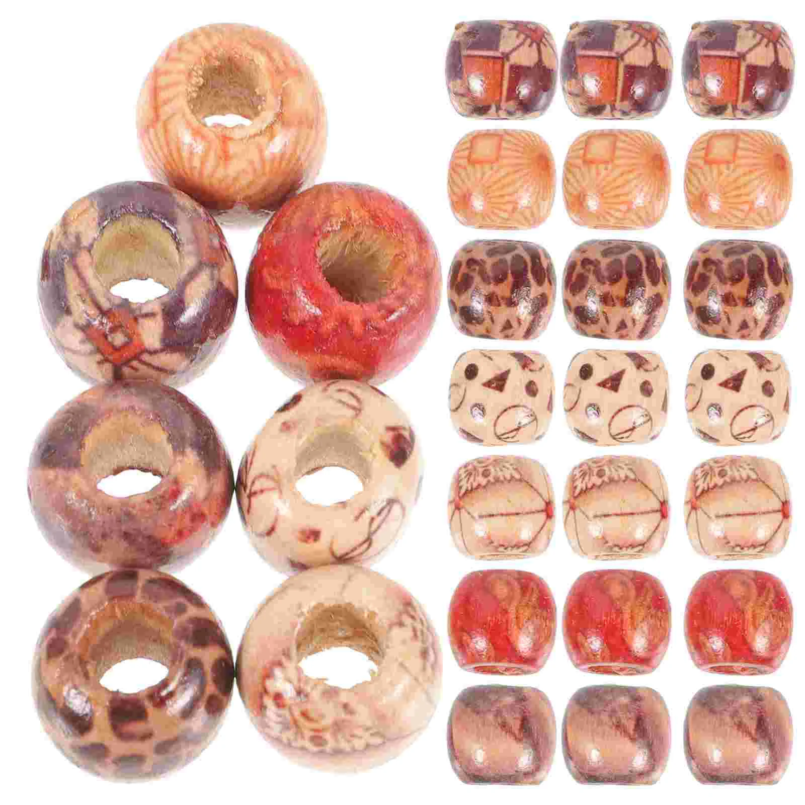 Dreadlock Beads Hair Beads 100Pcs Braids Hair Beads Rings Diy Jewlry Making Loose Spacer Beads Dreadlock Braids Accessories