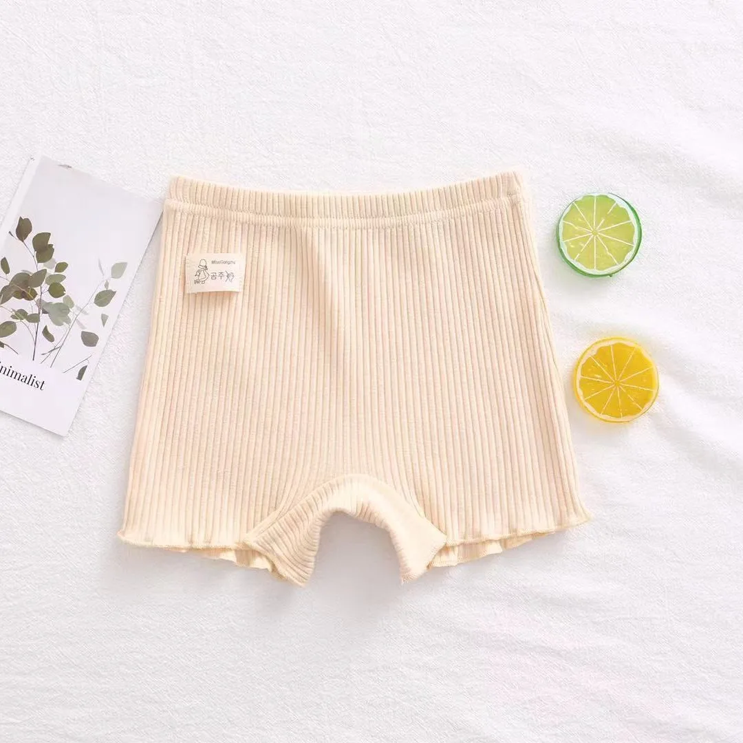 Cotton Girls Safety Pants Kids Short Pants Underwear Children Summer Shorts Underpants For 2-9Years Old