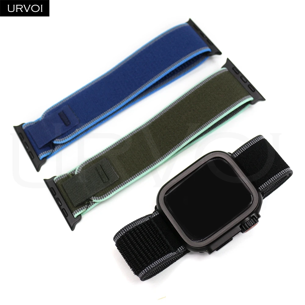 URVOI Lightweight Nylon Weave Trail Loop with Pull Tab Closure