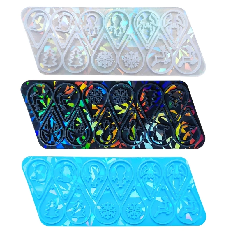 

Versatile Silicone Mold Tear Drop Shape Earrings Mould Handmade Jewellery Molds