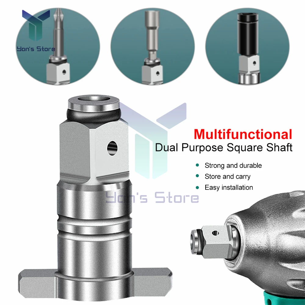 

T-Shaft Electric Impact Wrench Adapter Chrome Vanadium Steel Sleeve Adapter Drive Socket Converter Wrench-sleeve Joint Converter