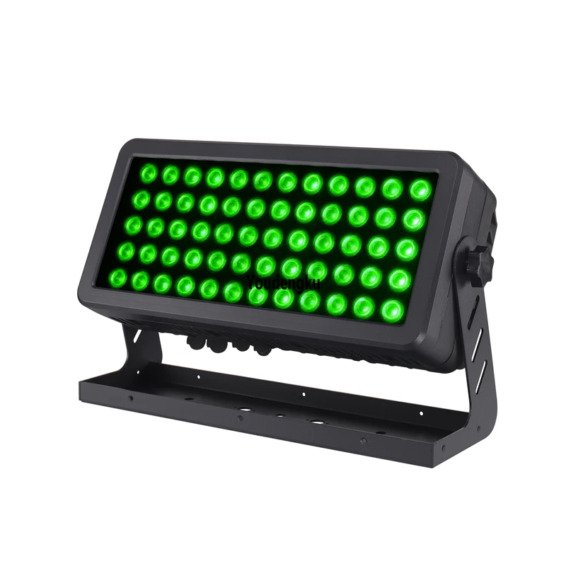 

4pcs landscape architecture wall lamp spotlight IP65 60*20w Outdoor led rgbw dmx 512 stage stadium wall washer ground light