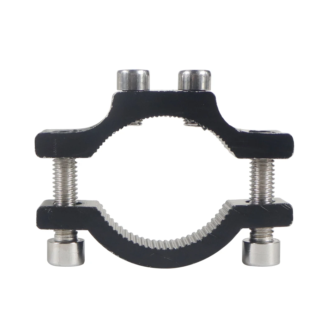 2Pcs Aluminum Bike Motorcycle Headlight Spotlight Mount Handlebar Fixed Clamp Bracket Clip M5 M6 Screw Front LED Light Holder headlight holder