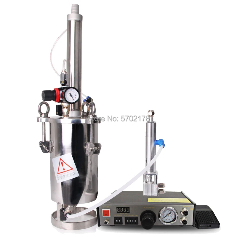 BY-60A Automatic White Latex Glue Machine 1L Cylinder Piston Pressure Bucket Medium High Viscosity Silicone Dispenser rotational viscometer automatic viscometer viscosimeter viscosity meter viscosity tester