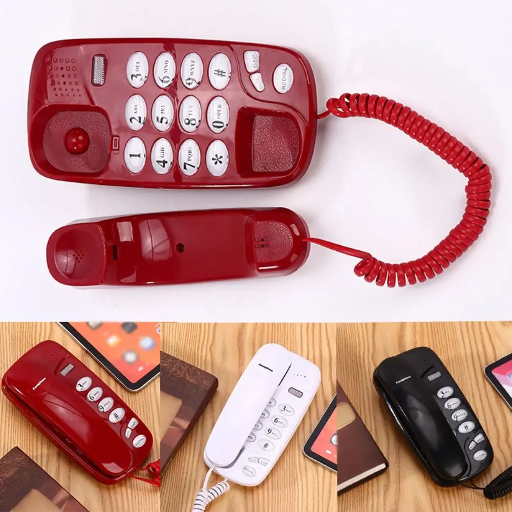 Wall Mountable Corded Phone with Large Buttons