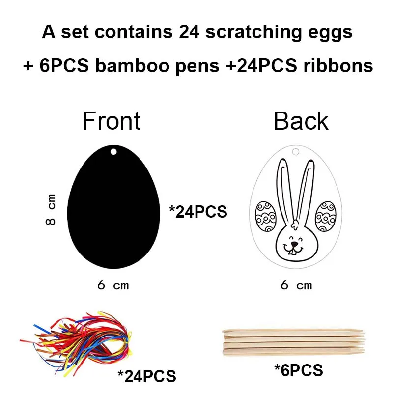 Easter Scratch Art Set 4