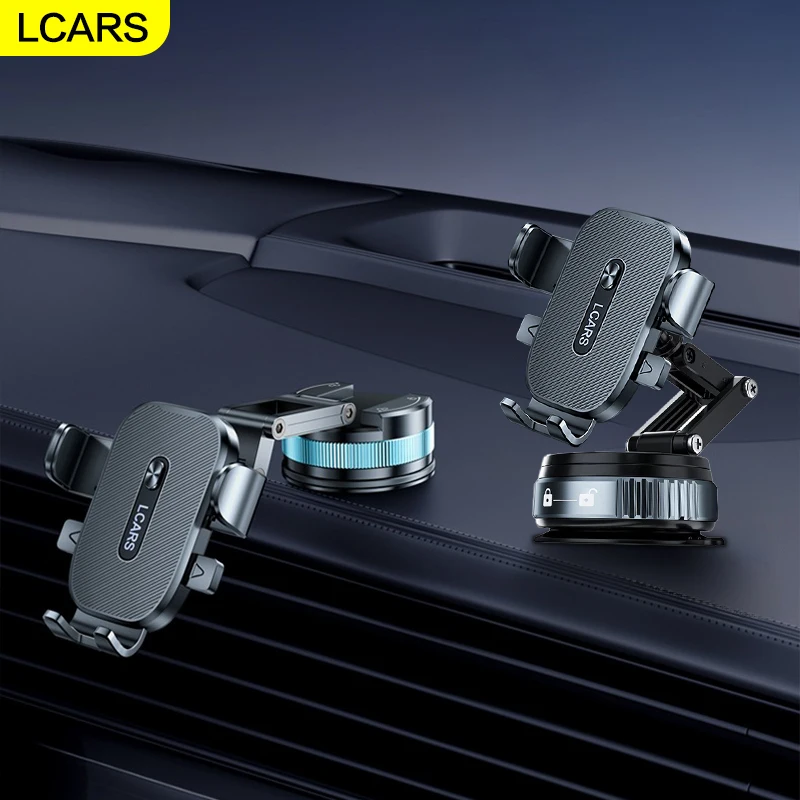 Universal Car Phone Holder 360 Adjustable Rotation Dashboard Suction Cup Mount for Smartphone Navigation Vehicle Accessory