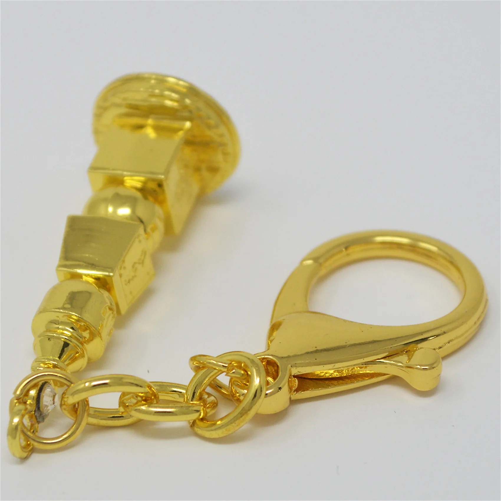 Feng Shui Bejeweled Five Element Pagoda Amulet Keychain 3
