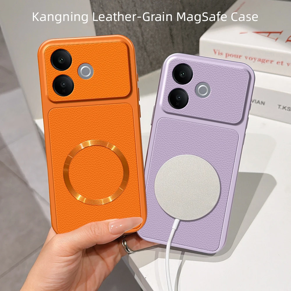 Luxury Leather Matte Magnetic Soft TPU Phone Case