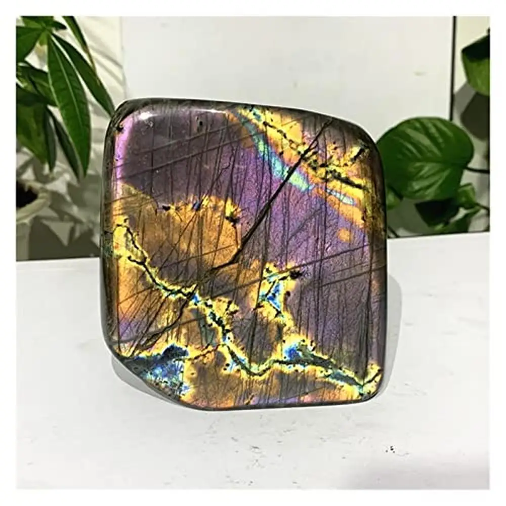 Crystal Rocks Labradorite Healing Decoration Stones Natural Energy Quartz Degaussing Home Decor Fish Tank Flowerpot Garden Altar