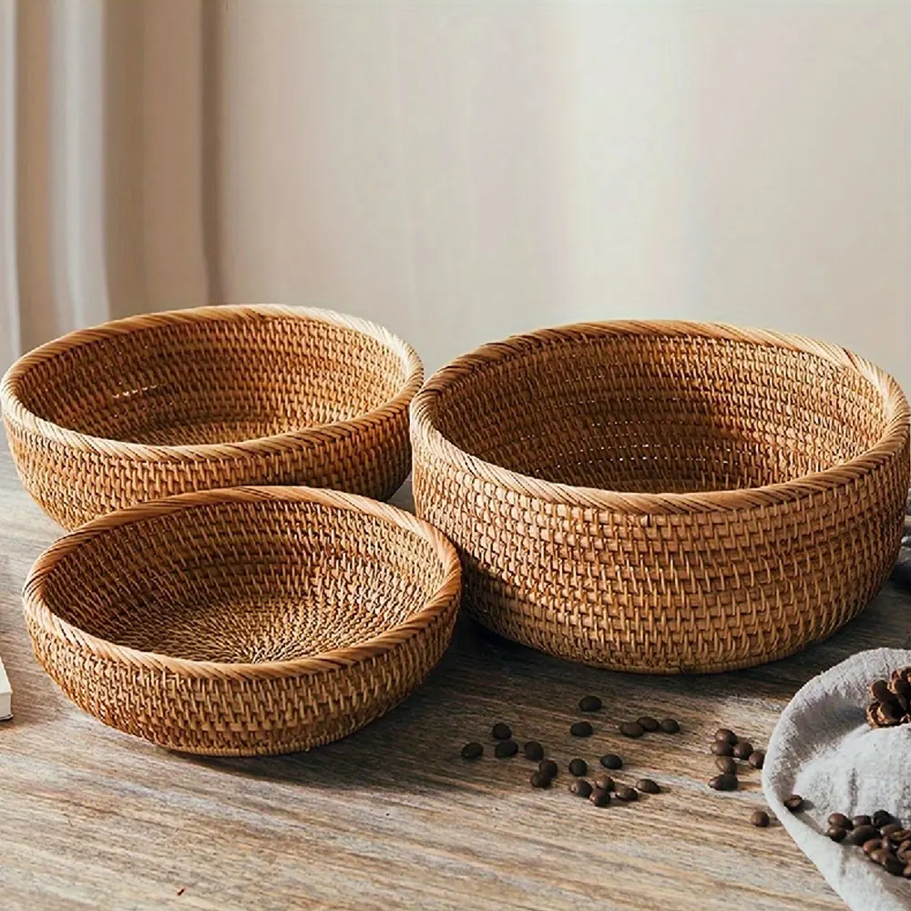 Handwoven Wicker Storage Baskets 1
