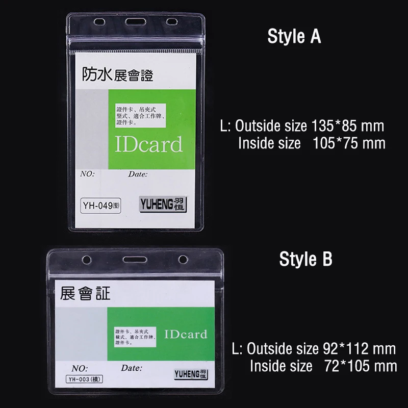 50 Portabadge Con Cordino Blu E Portacarte Trasparente - Per Eventi, Uffici E Scuole