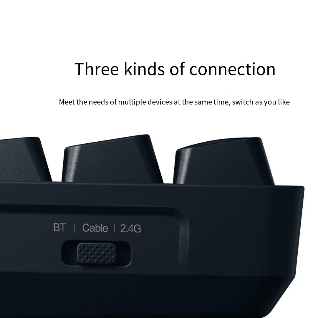 Teclado Mecânico sem Fio Xiaomi-mijia Tkl Bluetooth com Fio 2.4ghz 87 Key 3-mode para Jogos Escritório Suporta Windows e Macos - Imagem 4