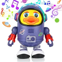 Baby Duck Toy Musical Interactive Toy Electric with Lights and Sounds Dancing Robot Space Elements for Infants Babies Kids Gifts 1