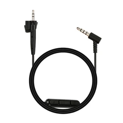 Premium 1.5m Audio Cable with Microphone - High - Fidelity Stereo Sound Quality (Black)