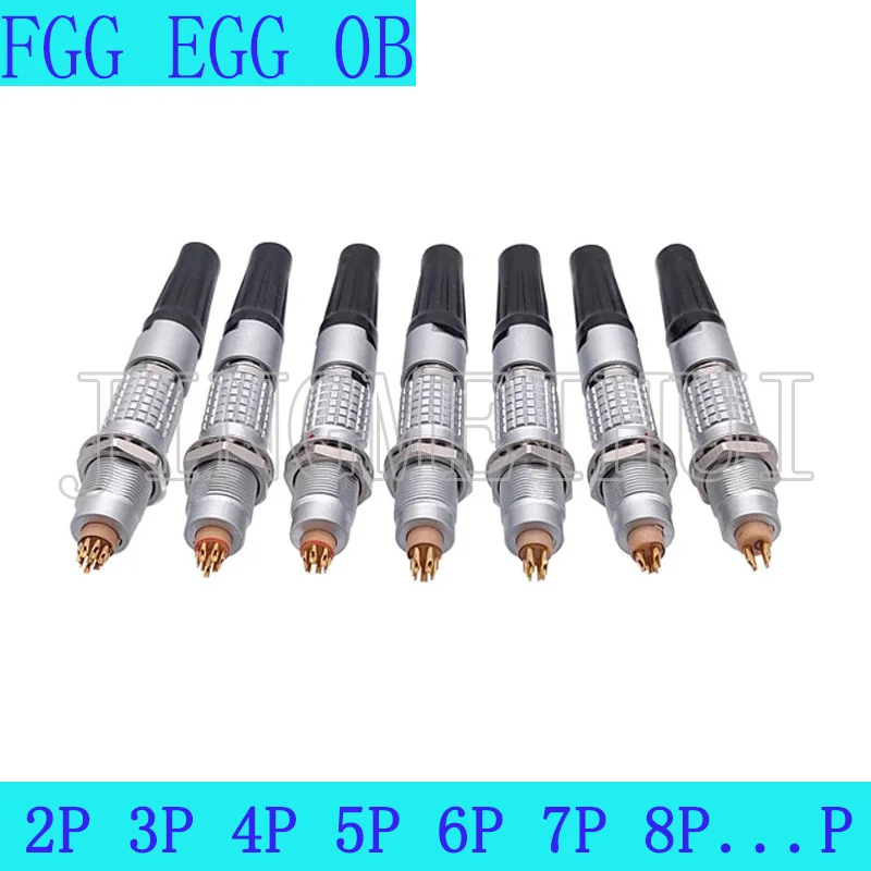 Fgg Egg.0b Pinos Push-pull Auto-travamento da Aviação do Metal Tomada Rápida e Conector Fêmea do Cabo do Soquete para o Dispositivo Video Sadio