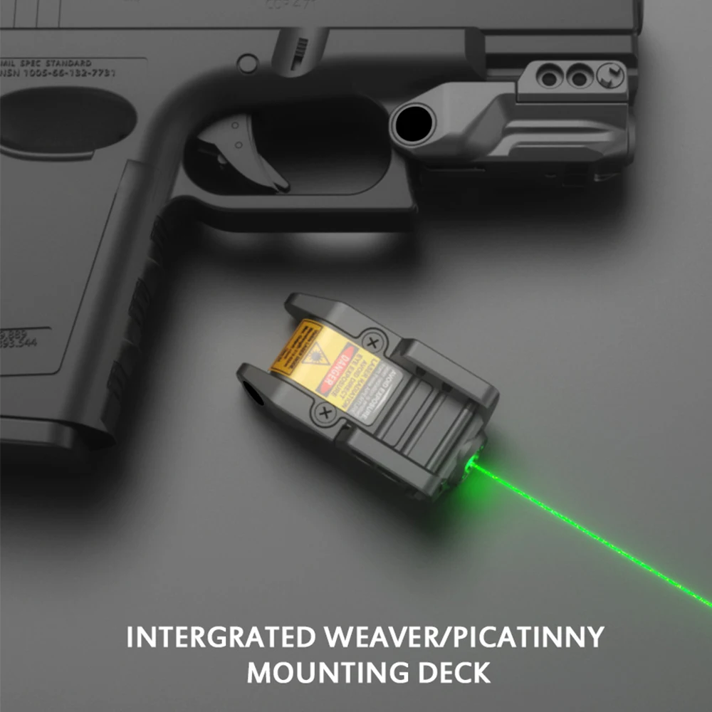 laser arme de poing couleur vert pour 25mm