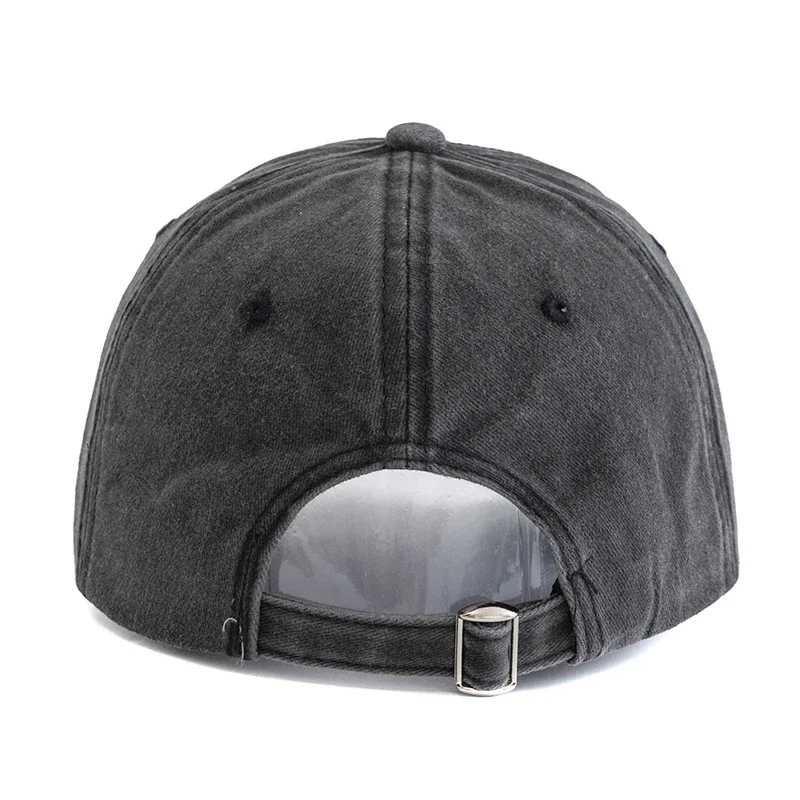 Unisex Washed Cotton Vintage Cap Letter Embroidery Baseball Cap Men And Women Outdoor Sports Dad Hats