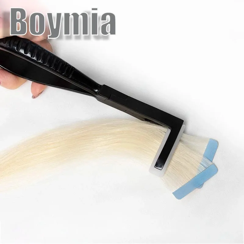 Boymia Professional Pliers For Tape Extensions Stainless Steel Tape Hair Pliers Three Colors Ergonomic Design For Salon Tools