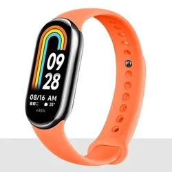 Waterproof Silicone Sport Watchbands - Universal Replacement Strap for Smart Fitness Trackers (2 Vibrant Orange)
