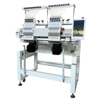 Buy "High-Quality Industrial Two-Head Automatic Computerized Embroidery Machine | Precision Embroidery for T-Shirts, Hats, Patches & Towels" Online