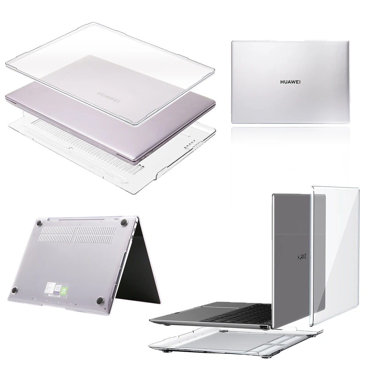 Trasparente Di Plastica Dura Di Borsette Per Huawei Matebook X Pro 13.9 2019/Matebook 13/14/Matebook D 14/Matebook D 15 Cassa Del Computer Portatile L