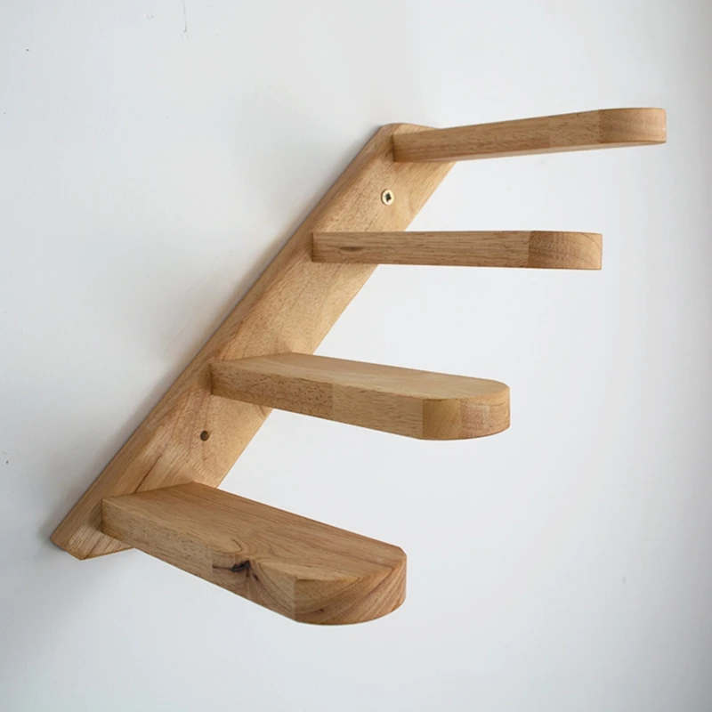 new for Cat Climber Stairs 4- Step Ladder Wall Mounted Shelf for Cat Steps