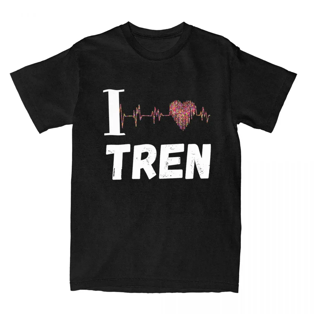 I Love Tren Body Builder T-Shirt Uomo Novità T-Shirt In Puro Cotone Girocollo Manica Corta T-Shirt Idea Regalo Abbigliamento
