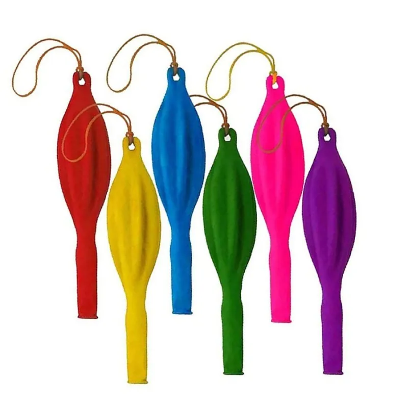 5Psc/Set Different Weight Punch Balloon Colourful Bounce Balloons With