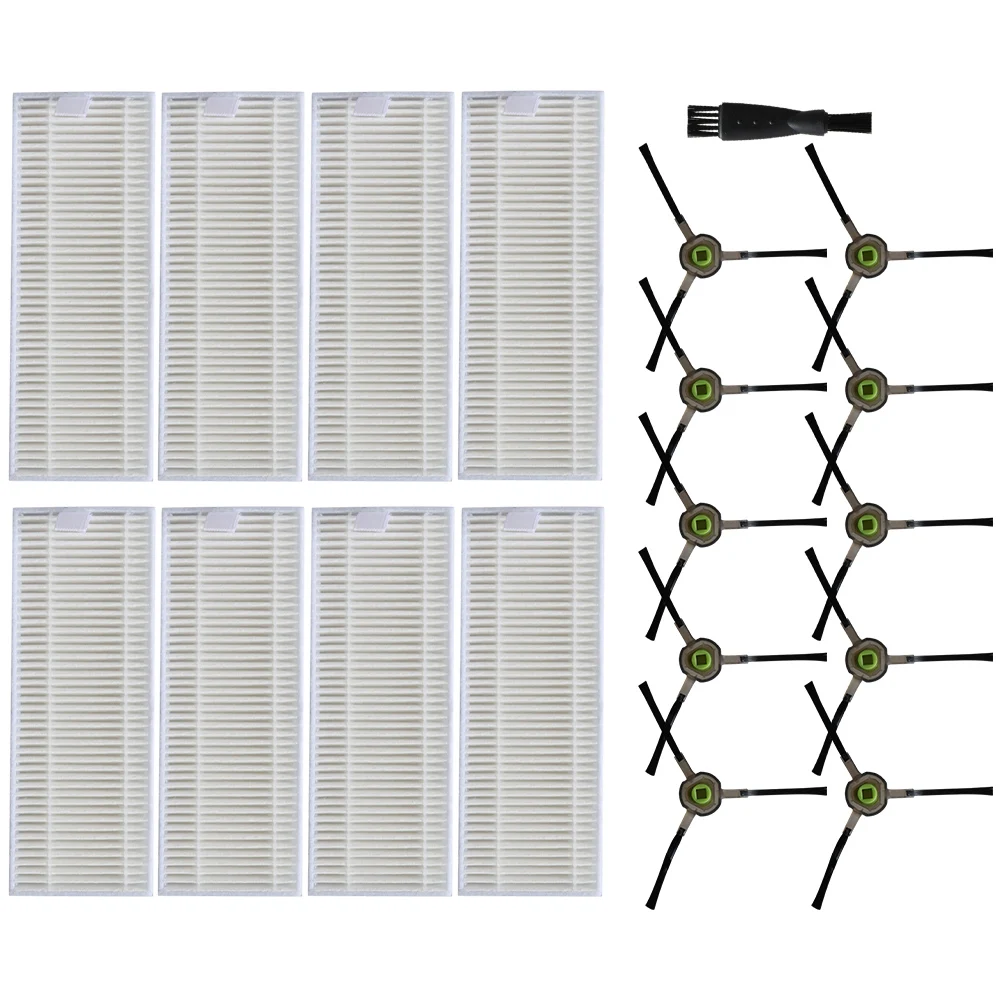 

Высокоэффективные фильтры для пылесоса OKP Life K2, K3, K4, K5 и Lefant M210, M213 Edge-щетки для подметания, 19 шт.