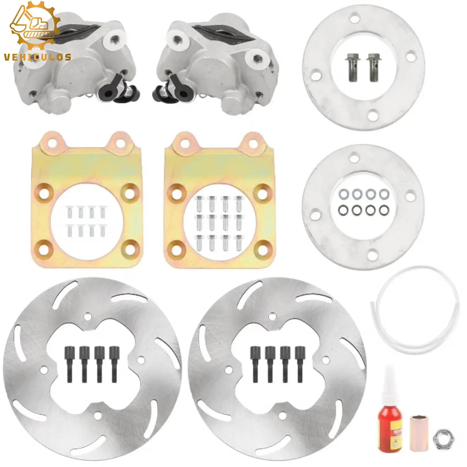 1SetFrontDiscBrakeConversionForHondaFourtrax300Rancher350
