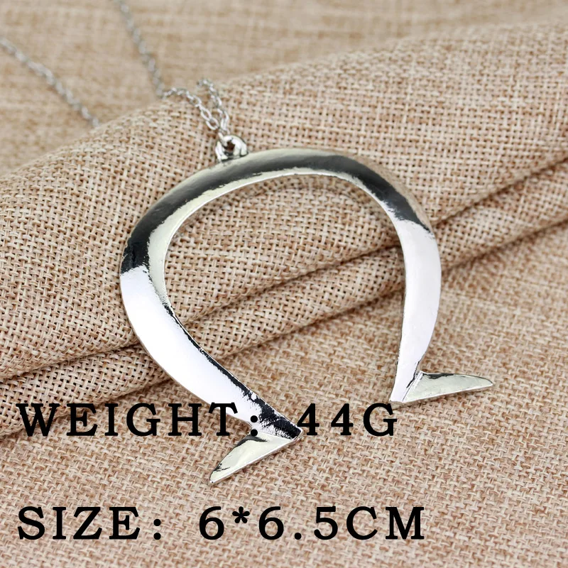 Cosplay Necklace Alice Madness Returns Horseshoe Long Chain Pendant Necklaces Accessories