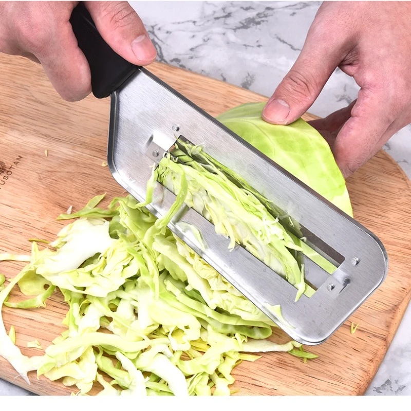 1PC Cabbage Slicer Multifunctional Vegetable Cutter Double Blade Onion Slicer Knife Cutting Tools Kitchen Fish Scale Cleaner