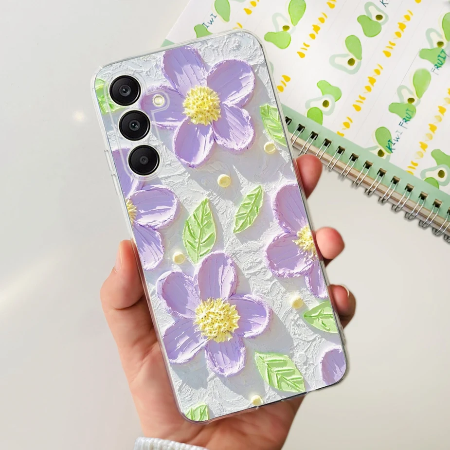 Luxury Painted Clear Silicone Case - Artistic Protective Cover